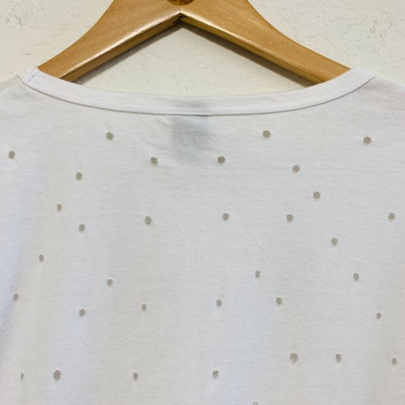 Henry & William New York Womens 3XL White T-Shirt Crew Neck Front Holes - Picture 9 of 12
